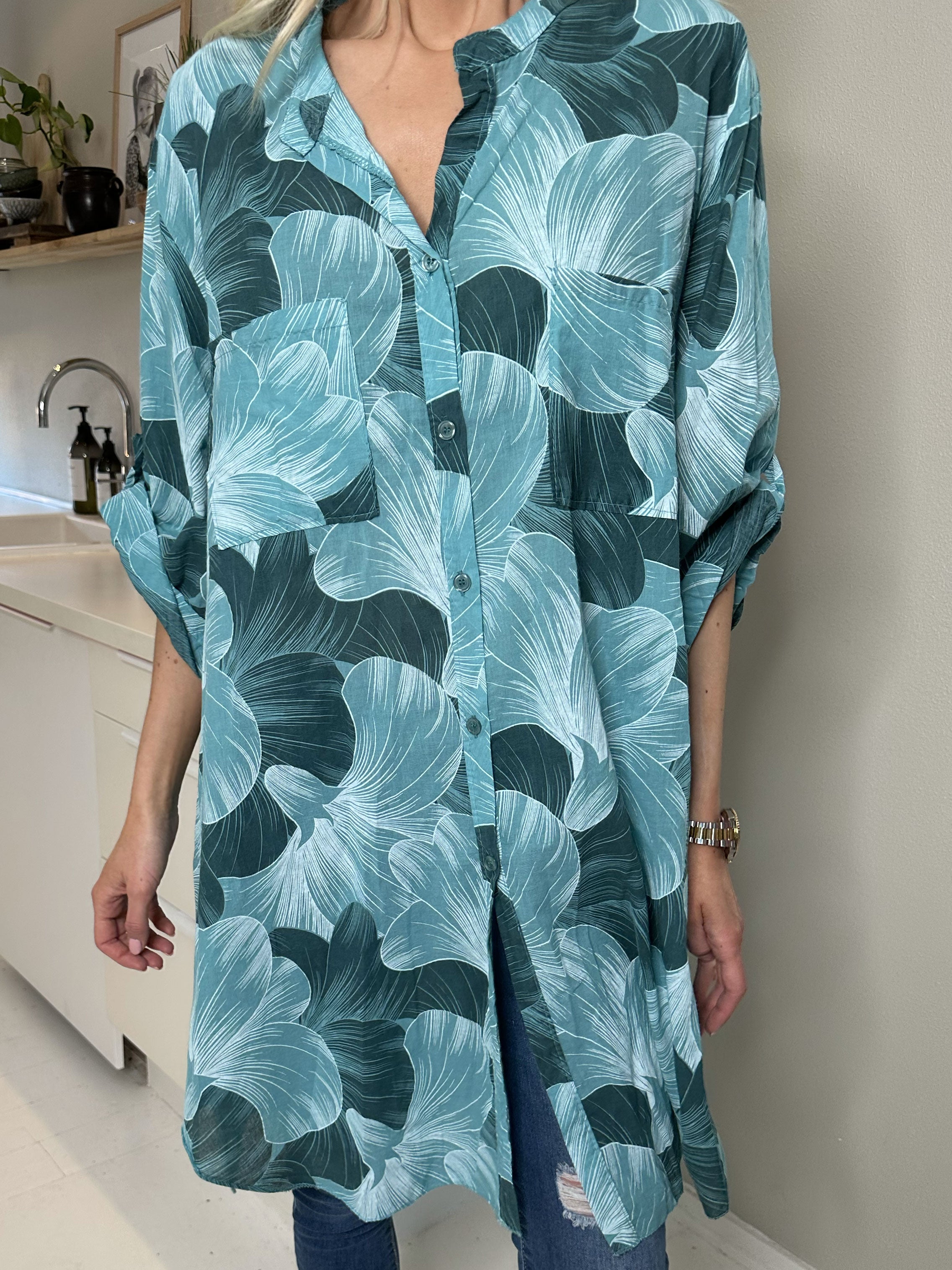 Silvana - Let mønstret skjorte